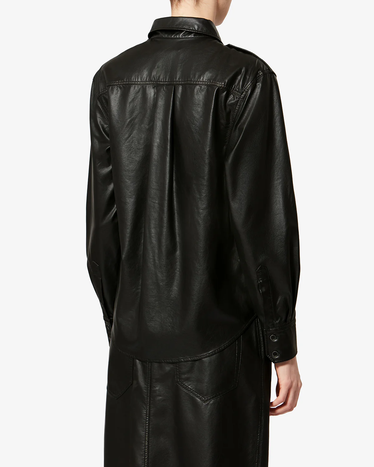 CHEMISE NOEE FAÇON CUIR - Image 3